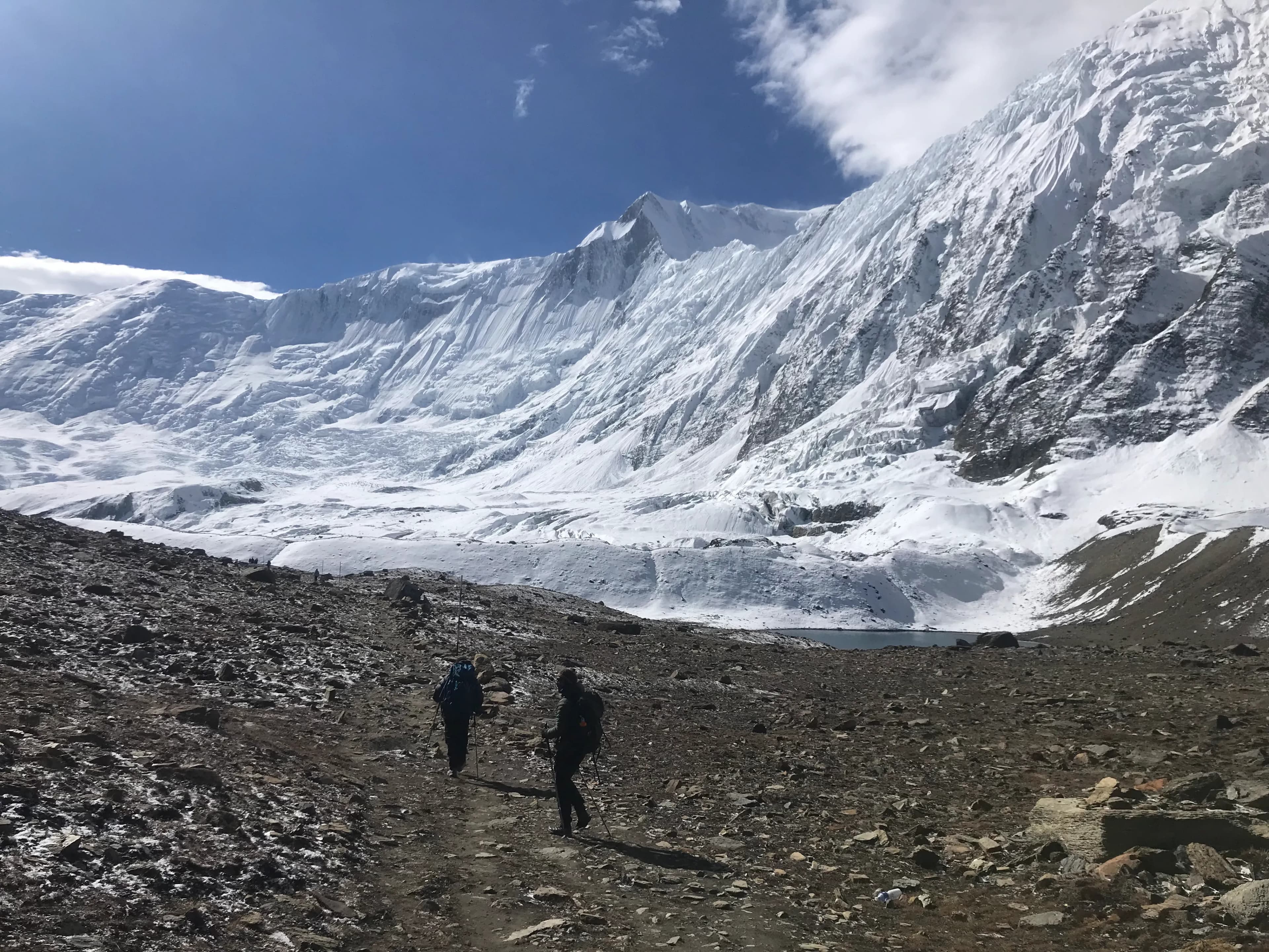 Trekking route to Annapurna Base Camp
